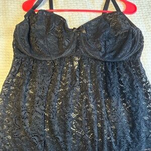 Black Lace Teddy